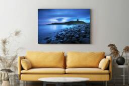 Rackhams Steel Blue Dawn - Framed Print 20 x 16 inch