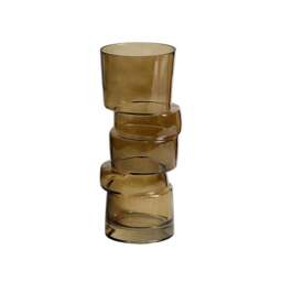 Rackhams A Set Of Two Costa Glass Vases, Decorations - Yellow - thumbnail 3