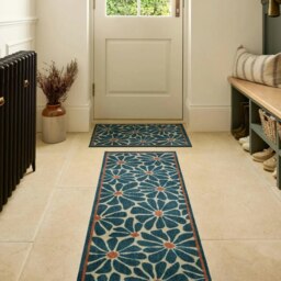 Rackhams Washable Boho Floral Indoor Mat - 50X150 cm - thumbnail 3