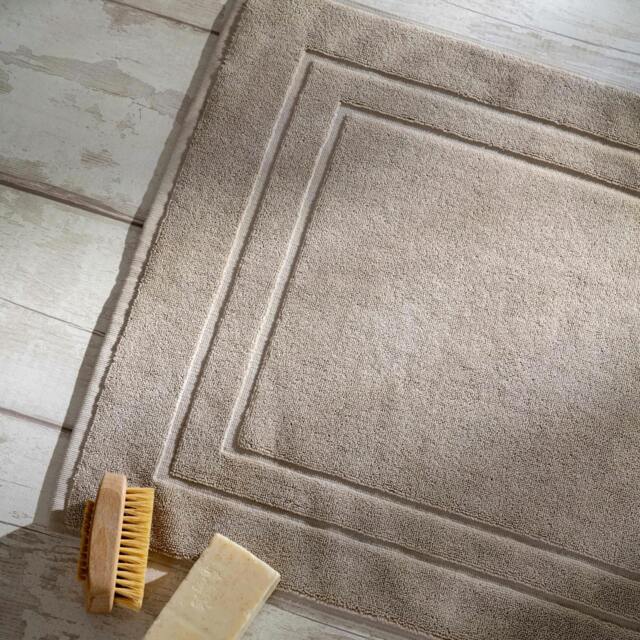 Rackhams Taupe Egyptian Cotton Bath Mat - Single - image 1