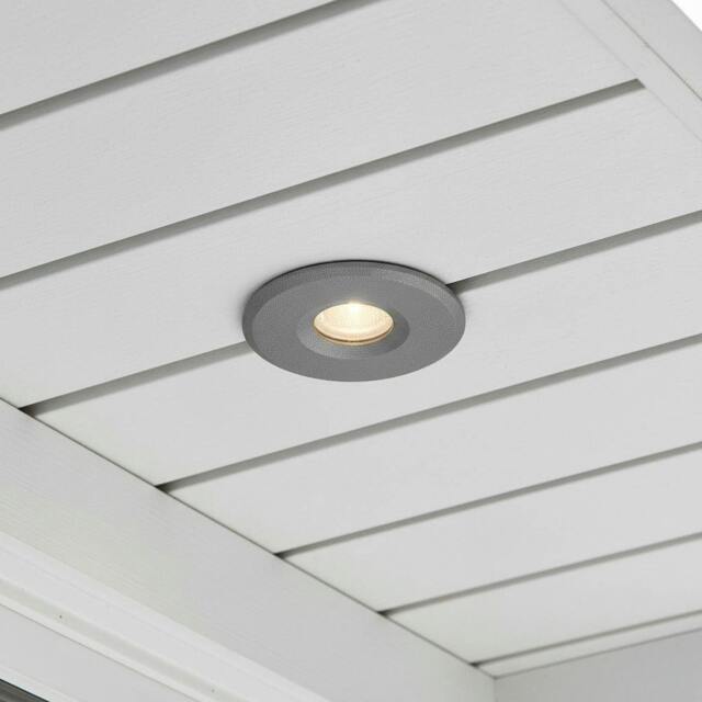 Rackhams 3 Watt LED Grey Small Soffit Light - image 1