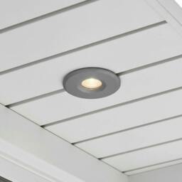 Rackhams 3 Watt LED Grey Small Soffit Light