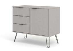 Rackhams Augusta Small Sideboard with 1 Door & 3 Drawers - Brown - thumbnail 3