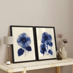 Rackhams Wall Art For Hallways - Set of 2 Botanical Wall art Prints - A3 11.69 x 16.54 in / 29.7 x 42 cm - Satin Photo paper 280 gsm - White Frame - thumbnail 6