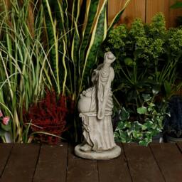 Rackhams Happy Buddha Hand Up Small Statue Garden Ornament - thumbnail 6