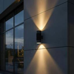 Rackhams 40 Watt LED Black Large Exterior Wall Light - thumbnail 5