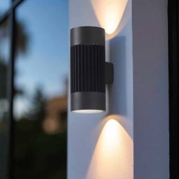 Rackhams 40 Watt LED Black Large Exterior Wall Light - thumbnail 4