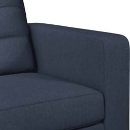 Rackhams Hackney Fabric 3 Seater Sofa - Sapphire Blue - thumbnail 6