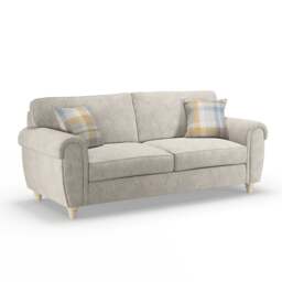 Rackhams Edgar Chesterfield Fabric 3 Seater Sofa - thumbnail 2