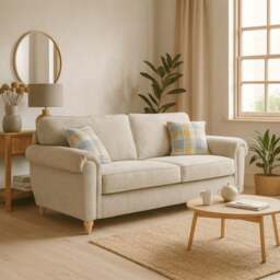 Rackhams Edgar Chesterfield Fabric 3 Seater Sofa - thumbnail 1