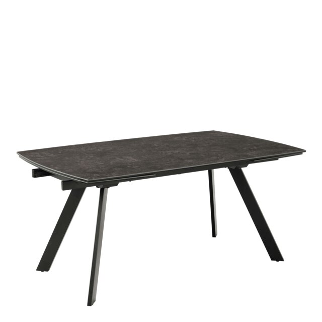 Rackhams Blackburn Black Ceramic Dining Table - Black - No - Black - image 1