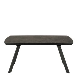 Rackhams Blackburn Black Ceramic Dining Table - Black - No - Black - thumbnail 2
