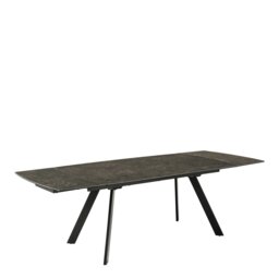 Rackhams Blackburn Black Ceramic Dining Table - Black - No - Black - thumbnail 3