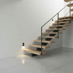 Rackhams 3 Watt Black Recessed Interior Sensor Light For The Stairs - thumbnail 3