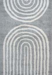 Rackhams Moodi Shaggy Grey Echo Rug - 80X150 cm - thumbnail 1