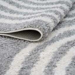 Rackhams Moodi Shaggy Grey Echo Rug - 80X150 cm - thumbnail 4