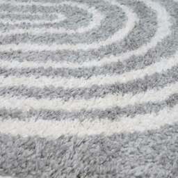 Rackhams Moodi Shaggy Grey Echo Rug - 80X150 cm - thumbnail 3
