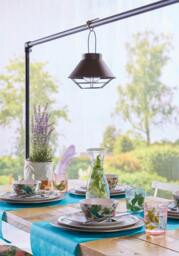 Rackhams Solar Steel Wire Hanging Lantern Detroit - thumbnail 3