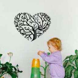 Rackhams Heart Tree of Life Metal Wall Art - Indoor & Outdoor Decor UK