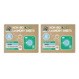 Rackhams Non-Bio Laundry Sheets (Un-scented) 60 x 2, 120 sheets