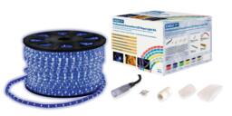 Rackhams Blue 45M Static Led Rope Light