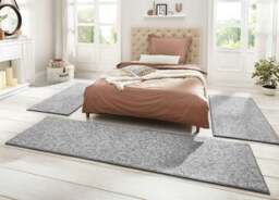 Rackhams Tufted Wool-Look 3 pcs Grey Rug Set - 3 pcs 67X250 cm 67X140 cm 67x140 cm - thumbnail 4