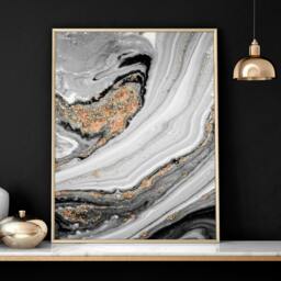 Rackhams Contemporary art for living room - set of 3 wall art prints - A3 11.69 x 16.54 in / 29.7 x 42 cm - Satin Photo paper 280 gsm - Unframed - thumbnail 6