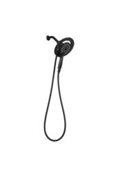 Rackhams Magnetic Bathroom Shower Head Set - Black - thumbnail 4