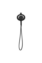 Rackhams Magnetic Bathroom Shower Head Set - Black - thumbnail 3