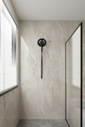 Rackhams Magnetic Bathroom Shower Head Set - Black - thumbnail 2