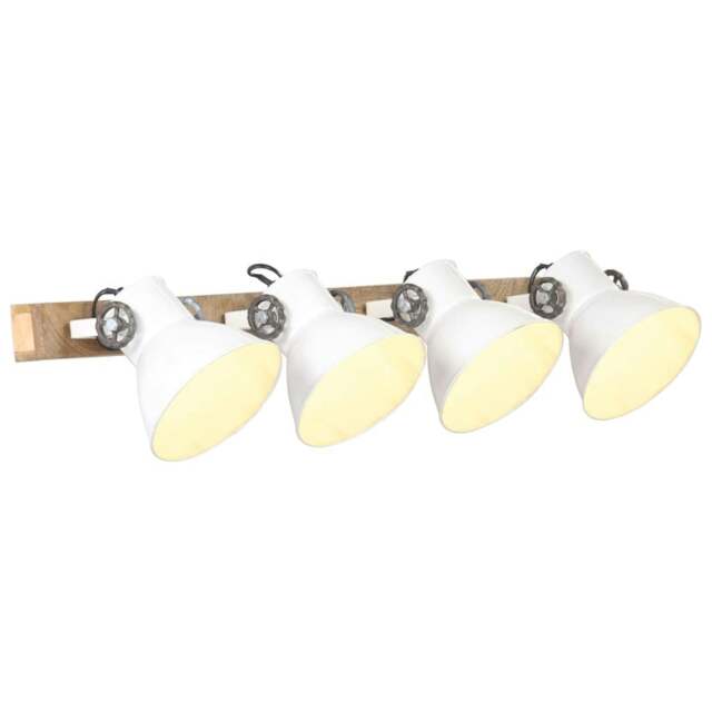 Rackhams Industrial Wall Lamp White 90x25 cm E27