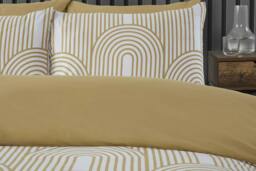 Rackhams Arches Ochre Duvet Cover Set - Single - thumbnail 3