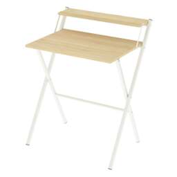 Rackhams Folding Computer Desk Office PC Laptop Table Compact Study Workstation