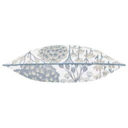 Rackhams Ophelia Jacquard Floral Cushion Cover - Wedgewood - 50cm x 50cm - Wedgewood - 100% Polyester - thumbnail 2