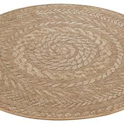 Rackhams Indoor Outdoor Almendro Round Rug – Chevron Design - Ø 200 cm - thumbnail 4