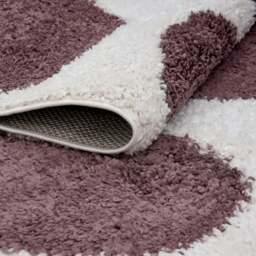 Rackhams Moodi Shaggy Purple Nimbus Rug - 160X230 cm - thumbnail 4