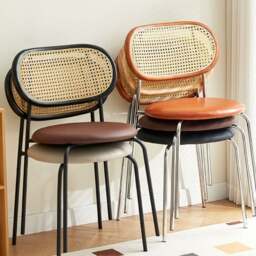 Rackhams Coer Rattan Dining Chair, Rattan - Brown - thumbnail 5