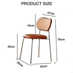 Rackhams Coer Rattan Dining Chair, Rattan - Brown - thumbnail 6