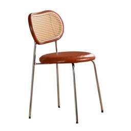Rackhams Coer Rattan Dining Chair, Rattan - Brown - thumbnail 3