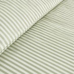 Rackhams Studio Edition Green Pinstripe Duvet Cover Set - King - thumbnail 4