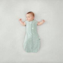 Rackhams Organic Summer Cocoon Swaddle Sleeping Bag - Sage - 0.2 TOG - Tiny Baby - thumbnail 4
