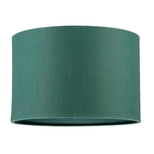 Rackhams Designer Fir Forest Green Textured Linen Fabric Circular Lamp Shade - image 1