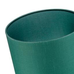 Rackhams Designer Fir Forest Green Textured Linen Fabric Circular Lamp Shade - thumbnail 5