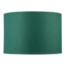 Rackhams Designer Fir Forest Green Textured Linen Fabric Circular Lamp Shade - thumbnail 4