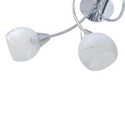 Rackhams Ceiling Lamp with Glass Shades for 5 E14 Bulbs - thumbnail 3