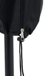 Rackhams 48x185cm Black Patio Parasol Cover Garden Umbrella Cover Straight/Roman Umbrella Oxford Rain & Dust Protectors - Black - One Size - thumbnail 4