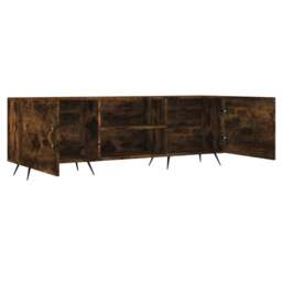 Rackhams TV Cabinet Smoked Oak 150x30x50 cm Engineered Wood - Brown - Engineered wood, iron - thumbnail 6