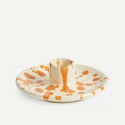 Rackhams Candle Holder Burnt Orange - thumbnail 2