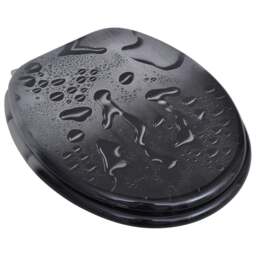 Rackhams Toilet Seats with Lids 2 pcs MDF Water - thumbnail 2