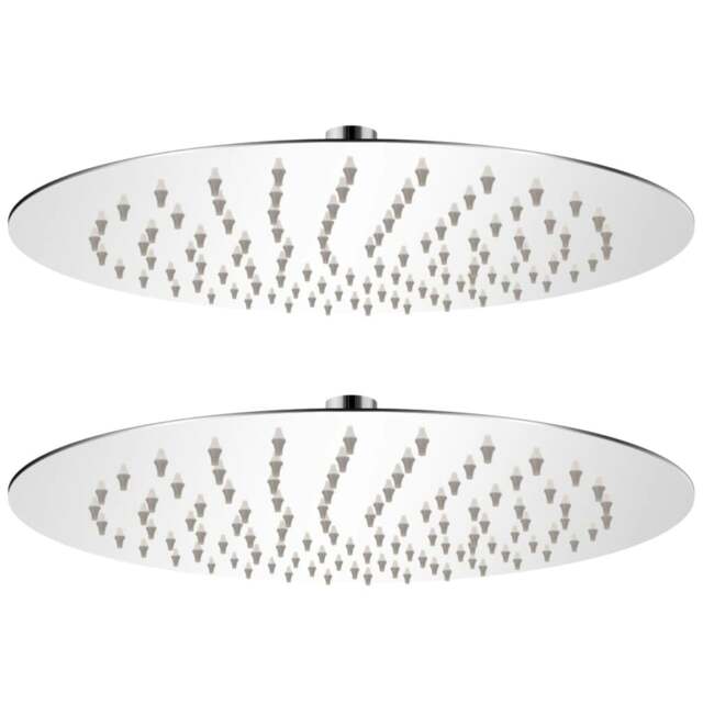 Rackhams Rain Shower Head 2 pcs Stainless Steel �_�”�_ 25 cm
